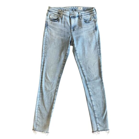 AG Adriano Goldschmied jeans womens 27R 27 Blue Legging Ankle Skinny Light 1177 - Picture 1 of 14